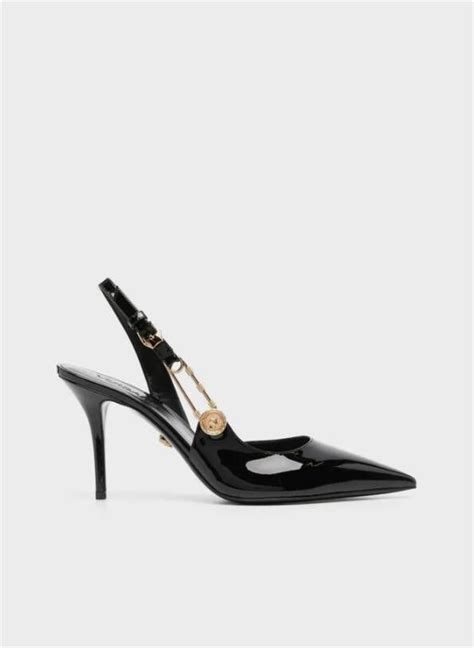 versace sok schoen dames|versace slingback shoes.